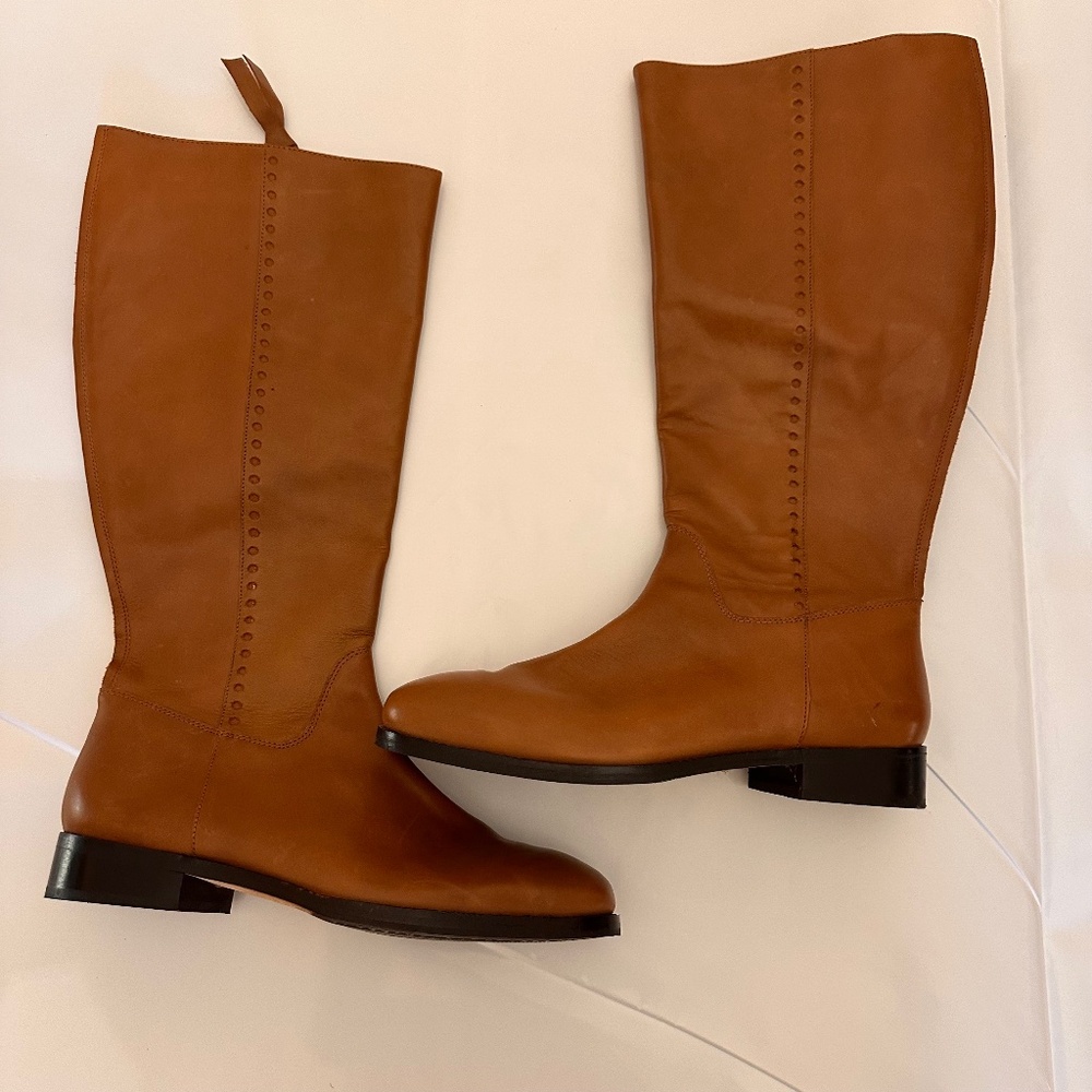 BODEN TAN LEATHER BOOTS SIZE 41